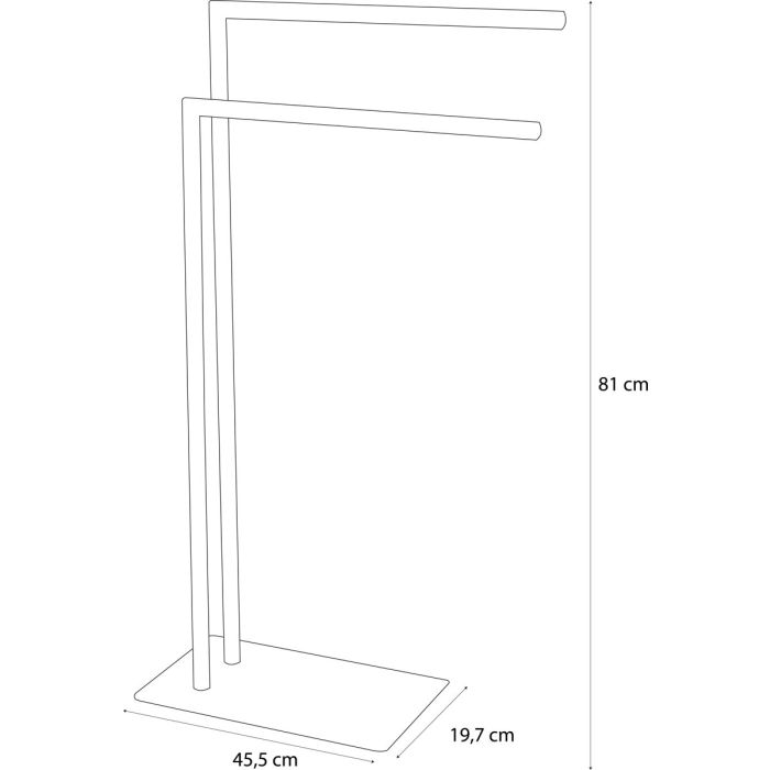 Pastatomas rankšluosčių laikiklis Sealskin Tube, pilkas