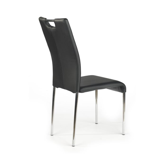 Metalinė kėdė K138, 43/56/99 cm, juoda