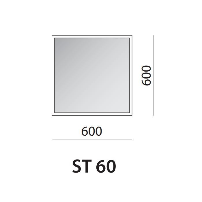 Vonios Kambario LED Veidrodis STARLIGHT 600x600