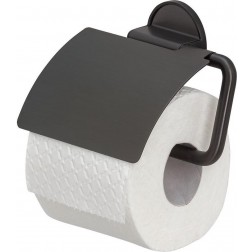 Tiger Tune tualetinio popieriaus laikiklis su dangčiu Juodas metalinis šlifuotas / juoda