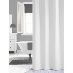 Vonios dušo užuolaida Sealskin Madeira, balta (180 x 200)