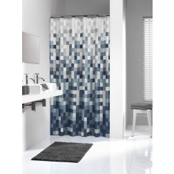 Vonios dušo užuolaida Sealskin Pixel, juoda (180 x 200)