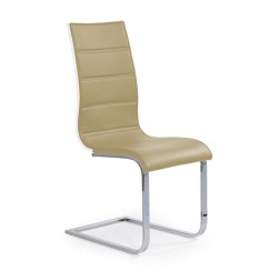 Metalinė kėdė K104, 42/58/99 cm, smėlio