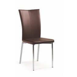 Metalinė kėdė K113, 43/50/93 cm, ruda