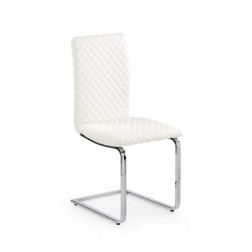 Metalinė kėdė K131, 43/53/99 cm, balta