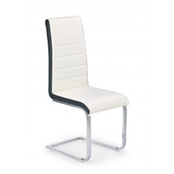 Metalinė kėdė K132, 42/57/99 cm, balta