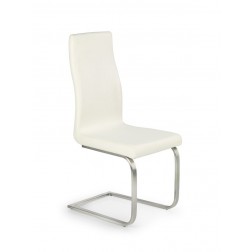 Metalinė kėdė K140, 43/57/103 cm, kreminė