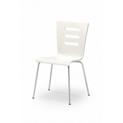 Metalinė kėdė K155, 43/47/85 cm, balta