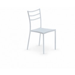 Metalinė kėdė K159, 42/47/85 cm, balta