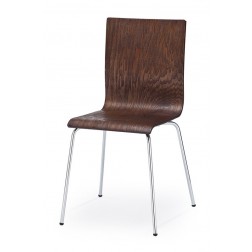 Metalinė kėdė K167, 48/49/85 cm, ruda