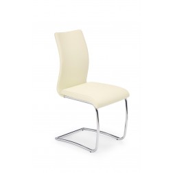 Metalinė kėdė K180, 42/59/94 cm, kreminė