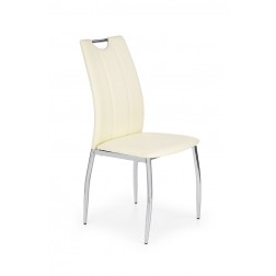 Metalinė kėdė K187, 44/41/97 cm, balta