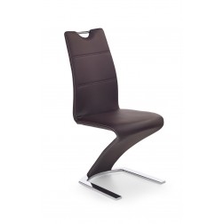 Metalinė kėdė K188, 45/63/101 cm, ruda