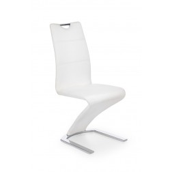Metalinė kėdė K188, 45/63/101 cm, balta