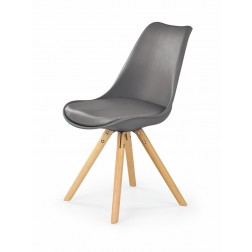 Metalinė kėdė K201, 48/57/80 cm, medis