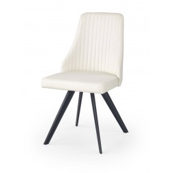 Metalinė kėdė K206, 53/48/87/47 cm, balta