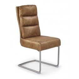 Metalinė kėdė K207, 45/61/100/49 cm, ruda