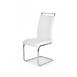 Metalinė kėdė K250, 42/55/99/46 cm, balta