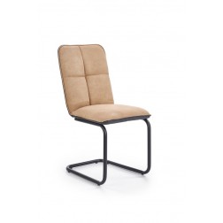 Metalinė kėdė K268, 46/60/92/49 cm, ruda