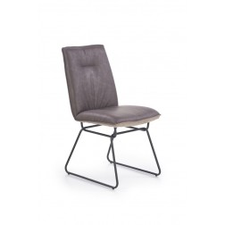 Metalinė kėdė K270, 46/62/91/48 cm, pilka