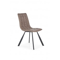 Metalinė kėdė K280, 44/46/91/49 cm, ruda