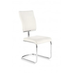 Metalinė kėdė K295, 44/55/96/45 cm, balta