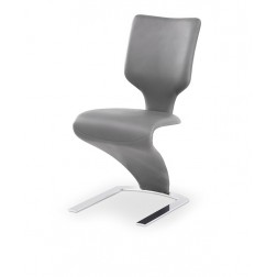 Metalinė kėdė K301, 46/63/95/49 cm, pilka