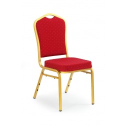 Metalinė kėdė K66, 45/48/93 cm, aukso