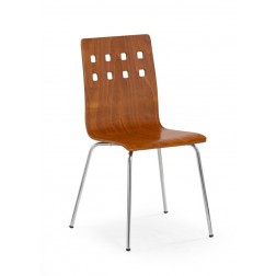 Metalinė kėdė K82, 42/47/89 cm, raudona