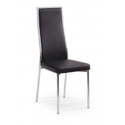 Metalinė kėdė K86, 41/54/102 cm, juoda