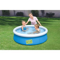 1.52m x 38cm Bestway apvalus pripučiamas baseinas FAST SET™ My First Pool 57241