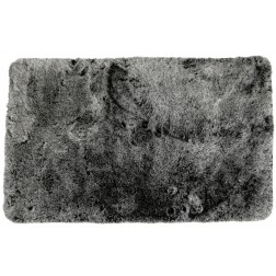 Vonios kilimėlis Sealskin Skin, 50x80 cm, juodas/sidabrinis