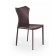 Metalinė kėdė K208, 42/41/86/47 cm, ruda