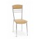Metalinė kėdė K48, 38/45/85 cm, ruda