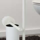 Pastatomas tualeto šepetys su WC popieriaus laikikliu Sealskin Brix, baltas