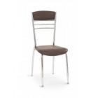 Metalinė kėdė K48, 38/45/85 cm, ruda