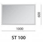 Vonios Kambario LED Veidrodis ST 1000x600