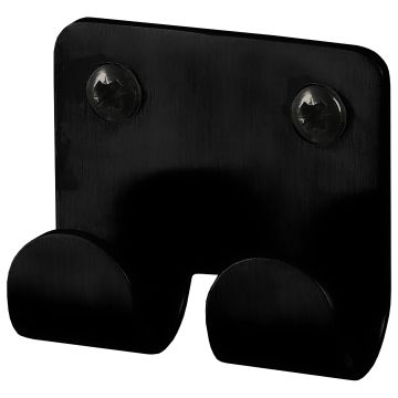 Haceka Ixi dvigubas kabliukas, matinė juoda