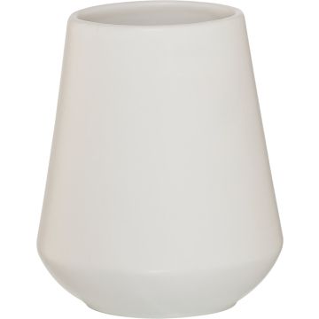 Vonios stiklinė Sealskin Conical, balta, pastatoma