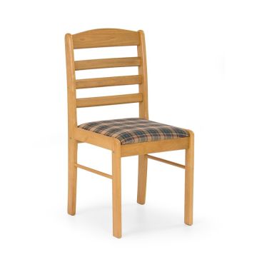 Medinė kėdė BRUNO, 43/48/88 cm, aukso