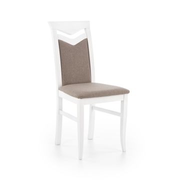 Medinė kėdė CITRONE, 44/43/96 cm, balta