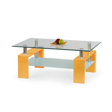 Kavos staliukas DIANA, 110/60/45 cm, geltona