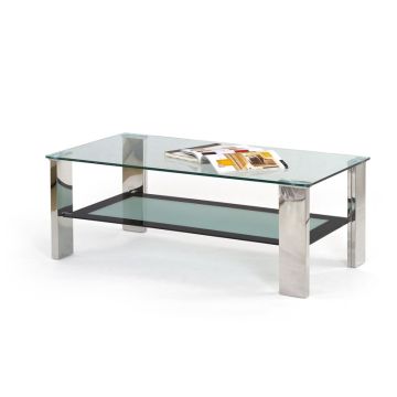 Kavos staliukas FRIDA, 120/65/45 cm, permatoma