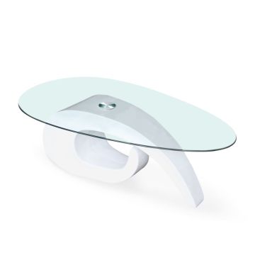 Kavos staliukas GERDA, 120/70/40 cm, balta