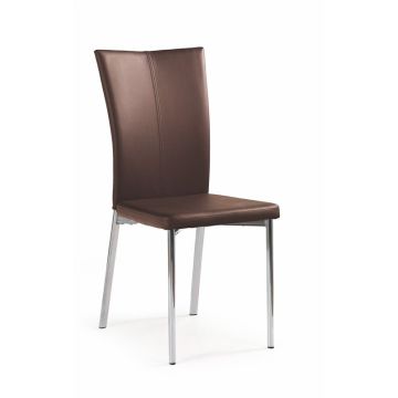 Metalinė kėdė K113, 43/50/93 cm, ruda