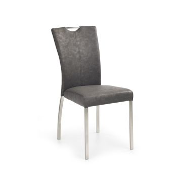 Metalinė kėdė K178, 43/59/94 cm, pilka