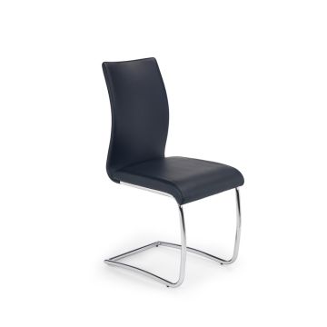 Metalinė kėdė K180, 42/59/94/49 cm, juoda