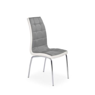 Metalinė kėdė K186, 42/63/100 cm, balta
