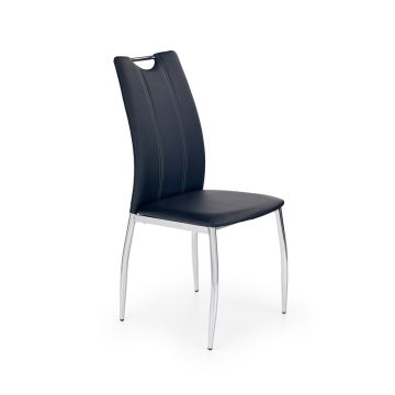 Metalinė kėdė K187, 44/41/97 cm, juoda