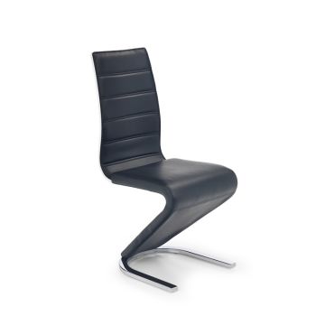 Metalinė kėdė K194, 45/58/99 cm, juoda